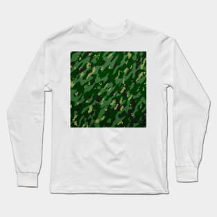 Camouflage - Green Long Sleeve T-Shirt